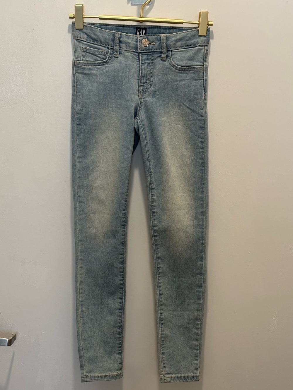 Gap Kids Denim Girl’s Super Skinny Fit Size: 8 Light Wash